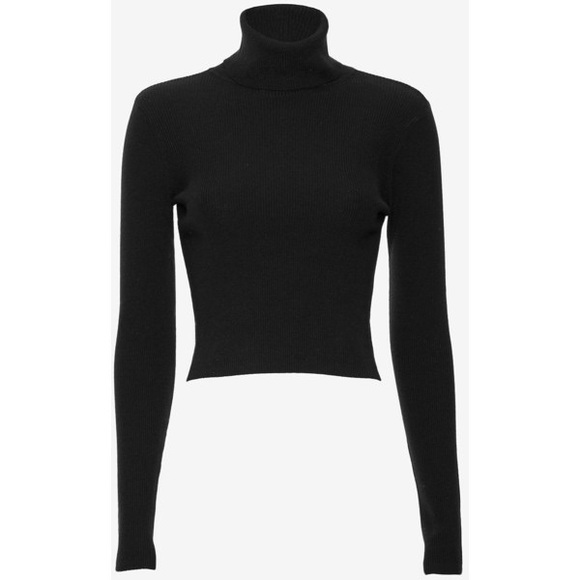 NWOT A.L.C. Milo Cropped Ribbed Turtleneck xs - Picture 5 of 8